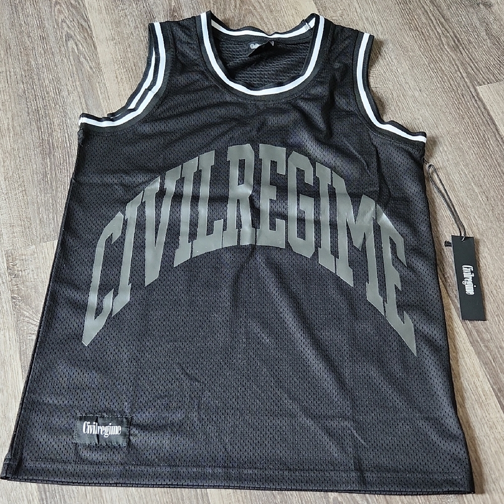 Civilregime Black Men's Tank Top